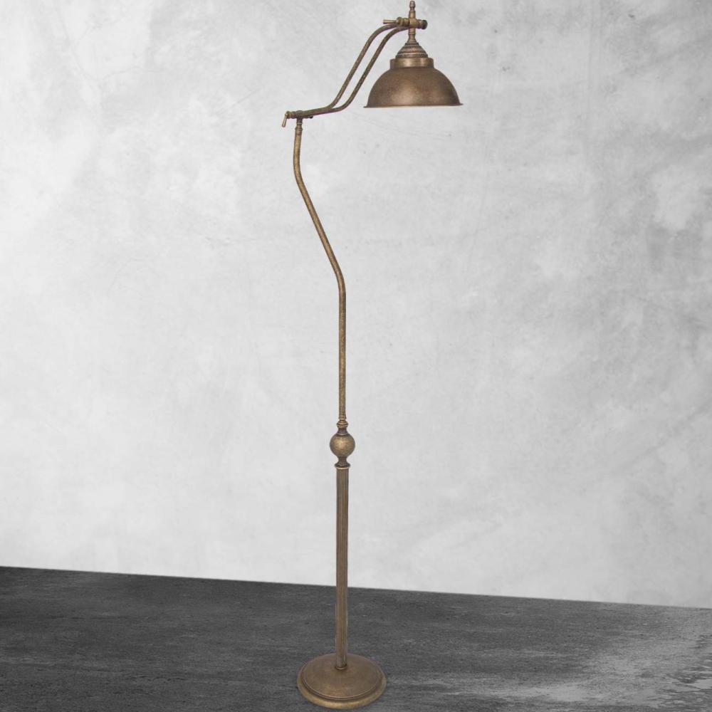 klasicky mediteransky medeny stojaci lampa secese citacia lampa obcianska elegantna obyvacka osvetlenie pohovka otocna nastavitelna vidiecky balaton chata.jpg